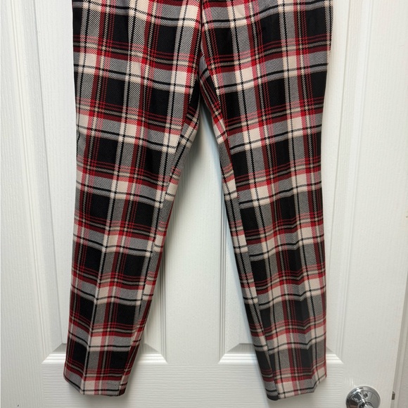 H&M Red and Black Plaid Trousers - Picture 3 of 12